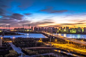 生態(tài)城夜景